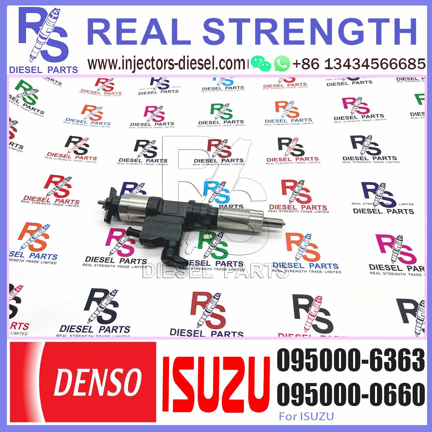 Diesel Common Rail Fuel Injector Assy 095000-6363 095000-6366 for ISUZU 6HK1 FORWARD 4HK1 N SERIES