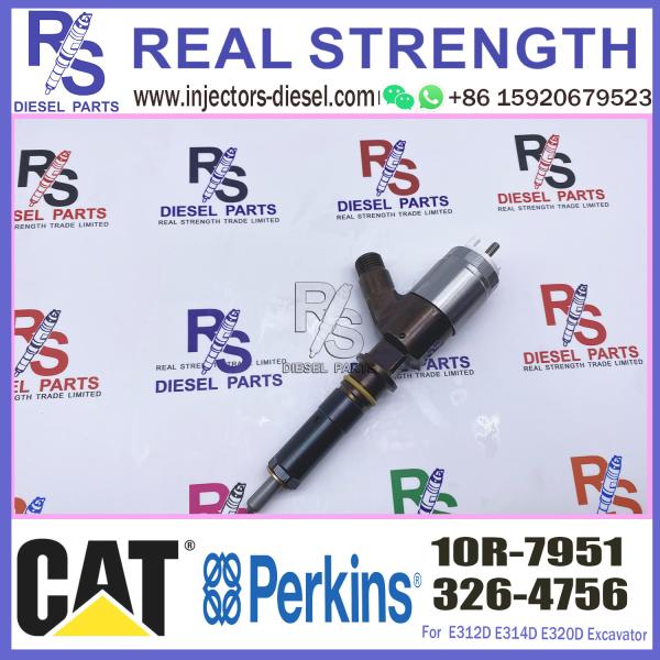 Caterpillar injector Diesel Engine Fuel Injector 326-4756 301-7756 260-5656 32F61-00014 10R-7951 For C6.6 C4.4 excavator