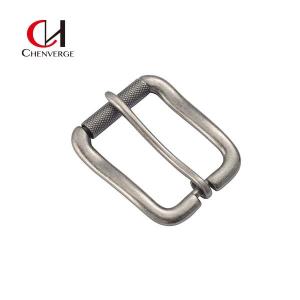 China Zinc Alloy Pin Roller Belt Buckles Anticorrosive Durable Size 38mm factory