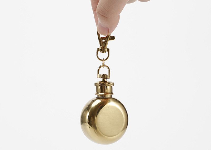 Portable 1oz Hip Flask ,Mini Alcohol Flask With Key Ring Unbreakable
