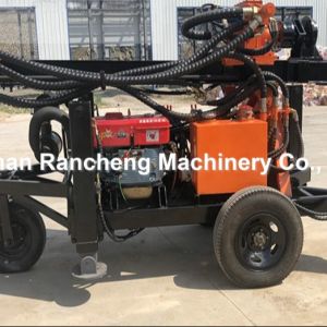 Water Well Drill Rig Crawler Wheel Hydraulic Rock Soil Drilling DTH Tools