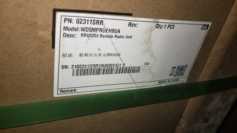 RRU5253 02311PTA WD5MPRUEH9PB 02311SRR WD5MPRUEH9UA RRU5108 RRU SFP. 980O .DC