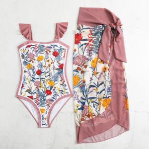 China lady's two-piece swimwear Yellow Swimwear for Women - Trendy and Fashionable for Vacation factory