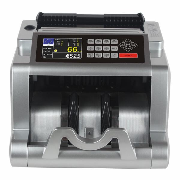 AL-5300T Six Mode EURO Money Counter 50x110mm Mixed Denomination Bill Counter