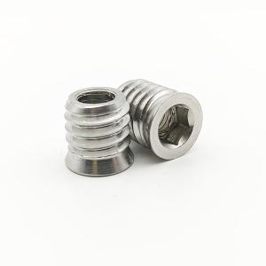 China Galvanizing Wood Threaded Insert Nut With Flange Furniture Insert Nut on sale