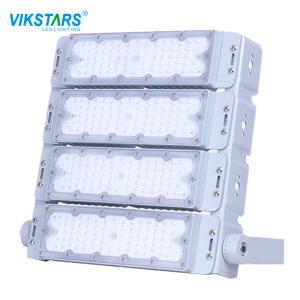 China 50000lm 12kg Outdoor LED Flood Light 500W Silver Housing For Bridge factory
