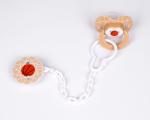 ISO9001 S M L 110℃ ABS Baby Silicone Soother