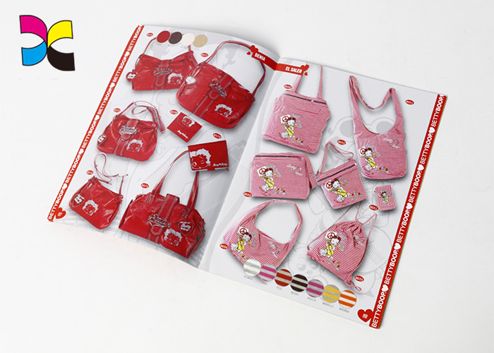 Matt Paper Custom Magazine Printing Full Color Red Subscription For People