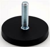 China Rubber Coated Neodymium Special Flat Pot Magnet For Magnetic Assemblies factory