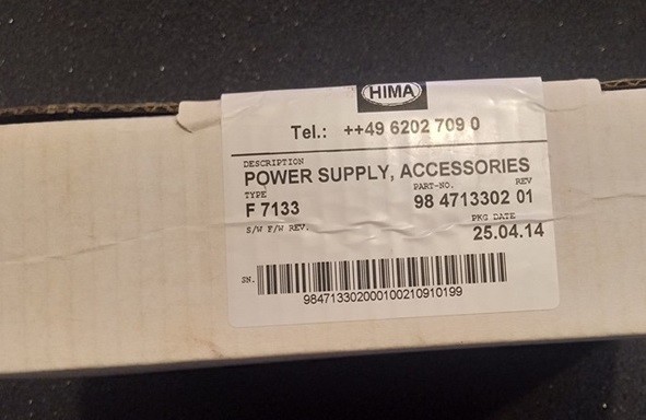 China F7133 HIMA PLC 4-FOLD POWER DISTRIBUTION MODULE REFURBISHED factory