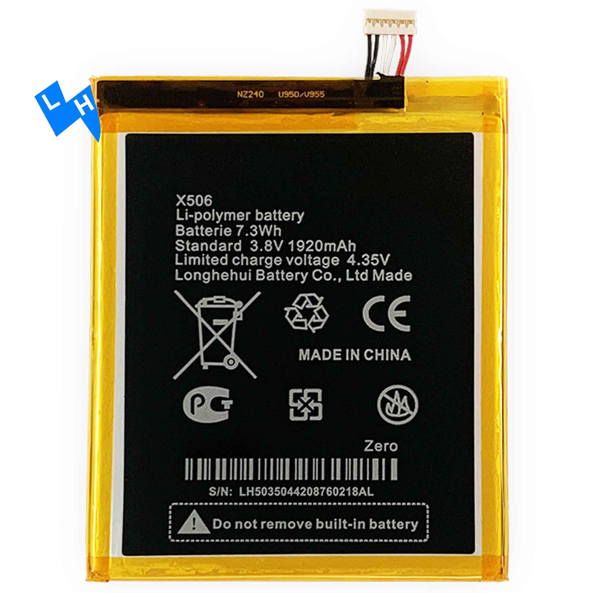 RECHARGABLE 1920mAh X506 Mobile Phone Battery for Infinix Zero Rechargeable Batteries