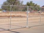 Galvanized Residential Temp Fence Panels 6x12 Removable For Storage