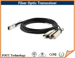 China Bidirectional 40GbE Fiber Optic Transceiver AWG30 of QSFP+ Cable Assemblies factory