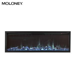 China 2800mm Fully Recessed Electric Fireplace LED Light Digital Electric Fireplace factory