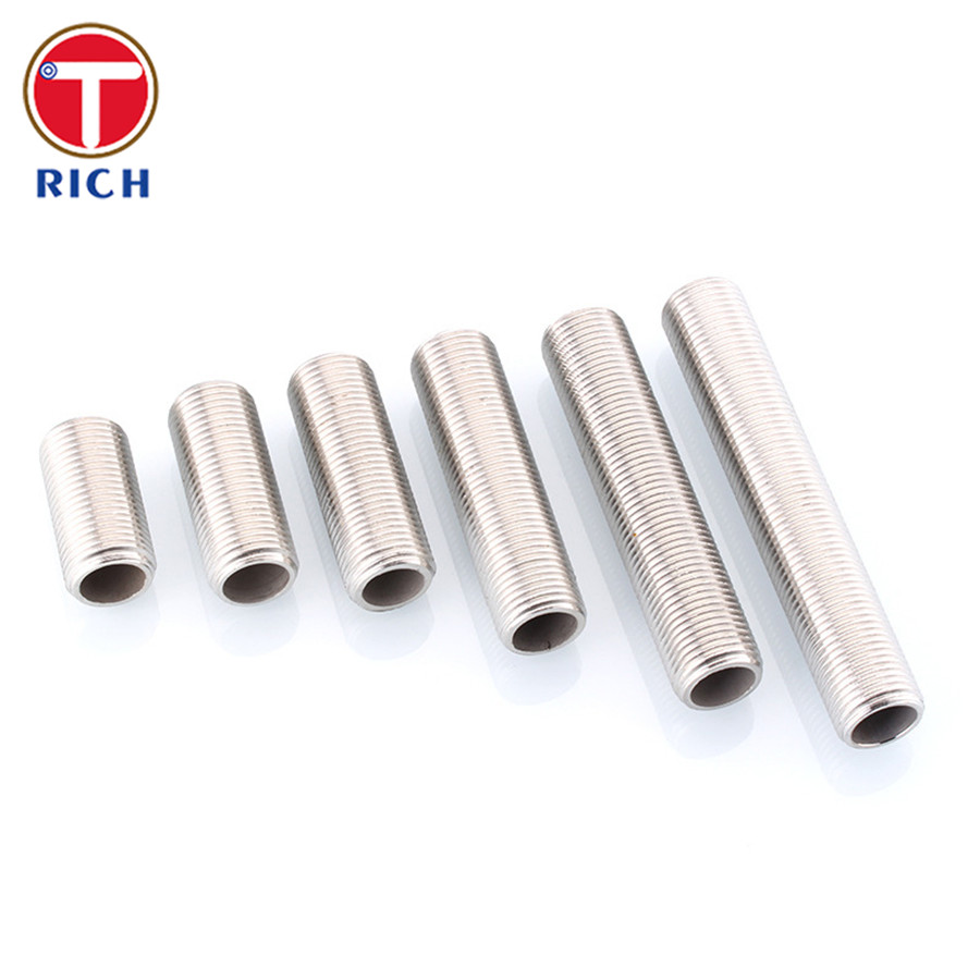 304 Stainless Steel Through Outer Wire Hollow Fully Threaded Pipe Through Plate Joint