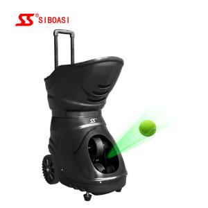 China SGS Approved Tennis Ball Machine 9 Scale Frequency Built In Battery factory