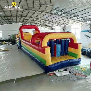 China Children Inflatable Obstacle Course Outdoor Inflatable Game Obstacle Course factory
