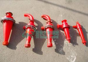 China 0.25 - 0.4mpa Drilling Mud Desander Cyclone Water Filter Dn200mm Outlet Diameter factory