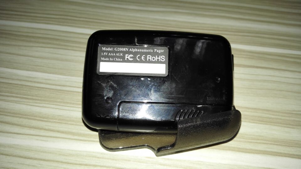 Alphanumeric guest pager for paging system, call service pager, coaster pager and keyboard