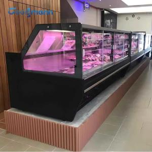 China Cooked Meat 4 Foot Deli Case , 330L Seafood Display Fridge Insulating Glass factory