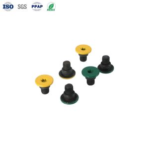 China Galvanized Carbon Steel Flat Head Step Screws M0.6mm-M36mm Custom Coating on sale