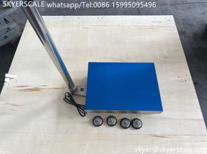 China SKYERSCALE 30x40cm Platform Scale 60kg 304 Stainless Steel Platform Industrial Bench Scale factory