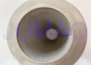 China 304 316L Stainless Steel Filter Element Conical Shaped For Beverage Industry factory
