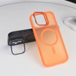 Metal Camera Stand Magsafe Phone Case 12FT Shockpoof For IPhone 15 16 Pro Max