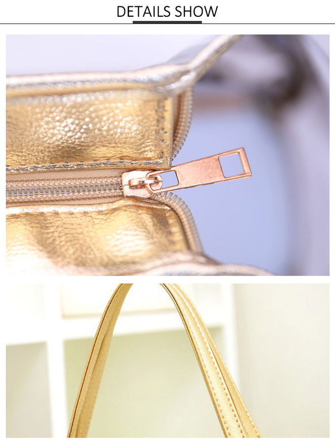 Fashion Clear Shoulder PVC Beach Totes With Interior Pocket