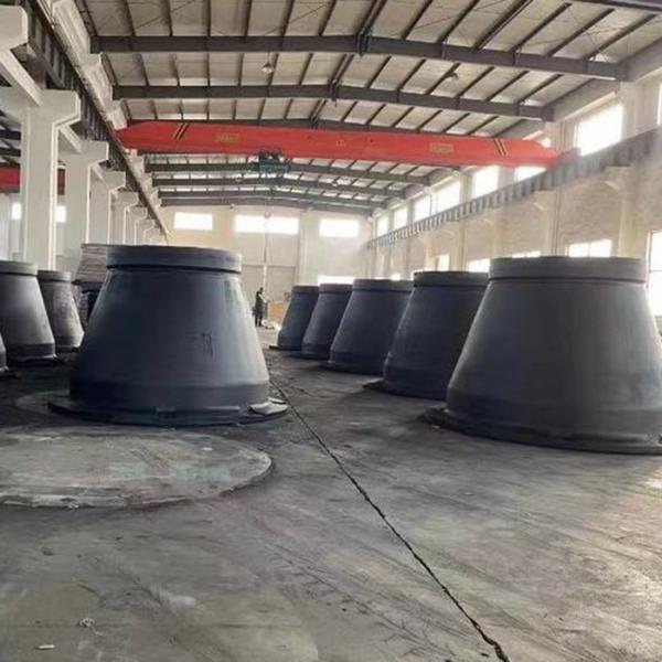 Customized Black Cone Rubber Fenders for Ship Docking System Solutions