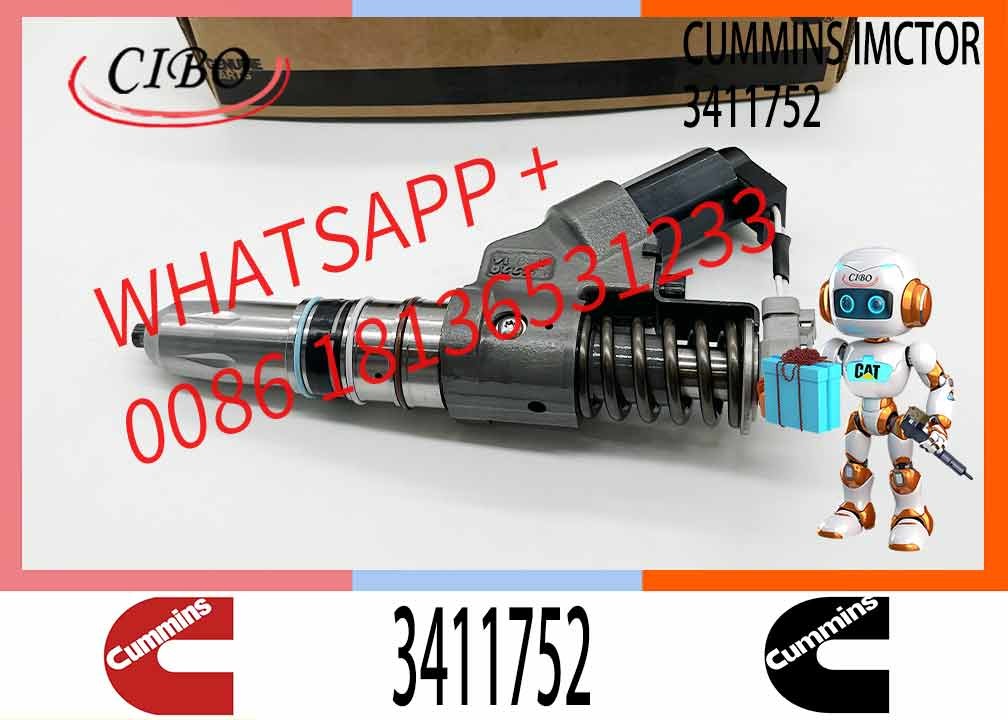 Diesel Fuel Injector common rail injector 3411761 CUM-MINS M11 3411761 4903084 4061851 4902921 3411752 3411753 3411756