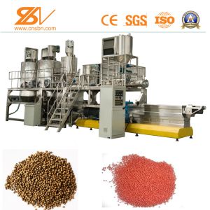 Dry Wet Type Floating Animal Feed Processing Equipment / Fish Feed Machine 1-5T