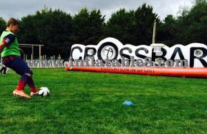 China outdoor inflatable sports games soccerball shooting wall for sale factory