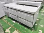 Commercial Undercounter Refrigerator 4 Drawers With Backsplash Customized