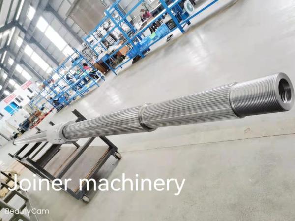 Twin Screw Extruder Involute Spline Shaft Cold Rolling Shafts Spare Parts for
