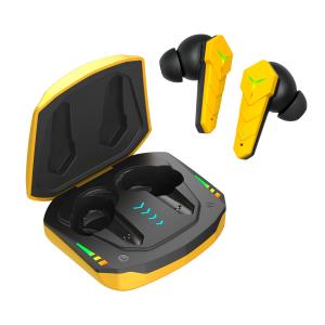 China Yellow IPX5 V5.1 2.4GHz Gaming Wireless Earphones For Pc Noise Cancellation factory