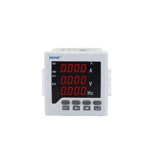 China 3 phase digital ammeter and voltmeter combination meter 96*96 factory