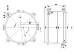 MAN 6L42MC Gross Weight 120kg Marine Diesel Parts Cooling Jacket Packing Size