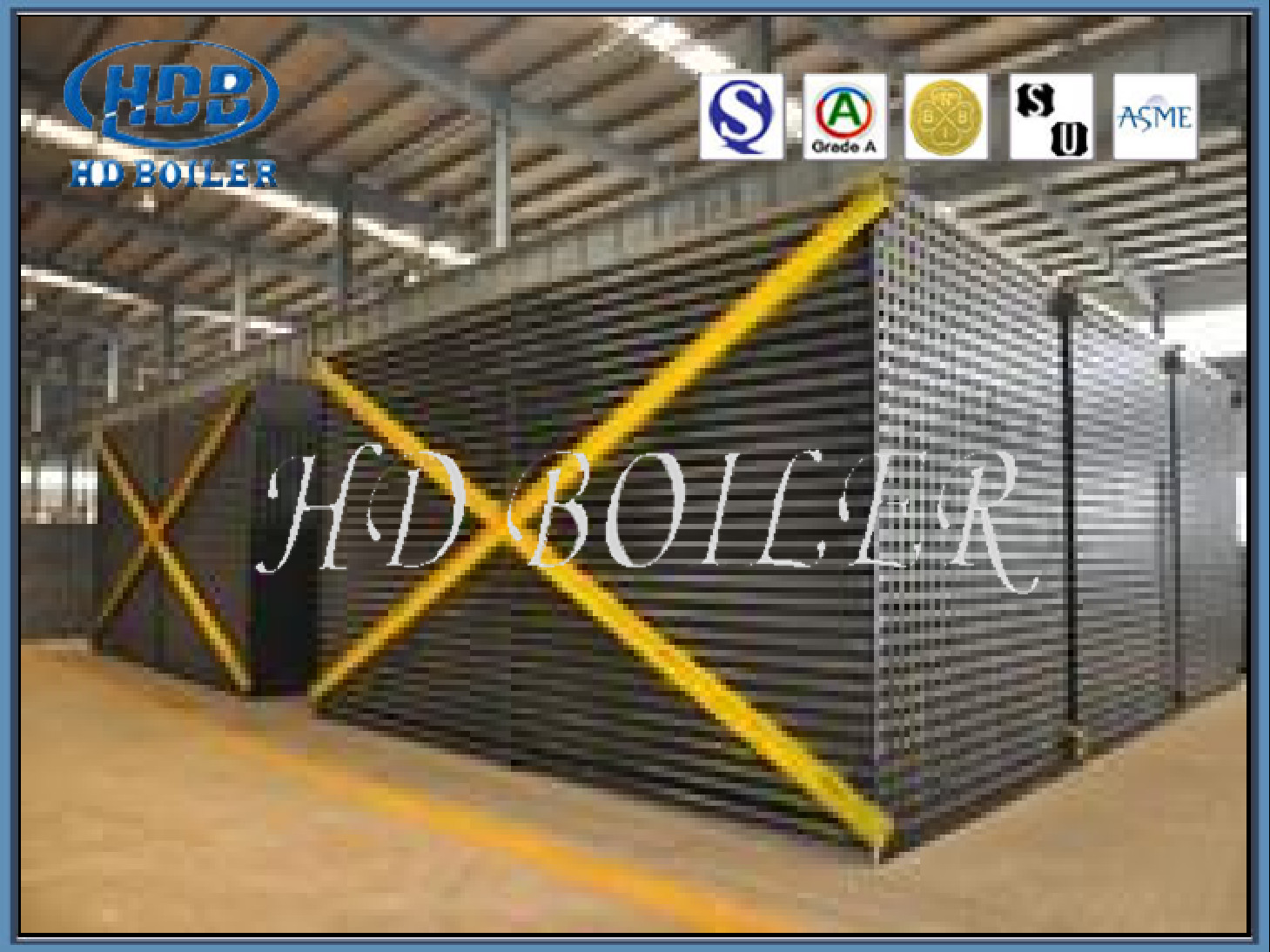 Carbon / Stainless SteelStable Customized Tubular Air Preheater In Boiler ASME / ISO Certification