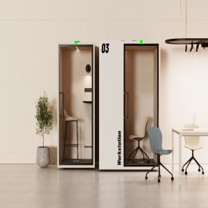 Rectangular Soundproof Office Pod High Durability Easy To Assemble