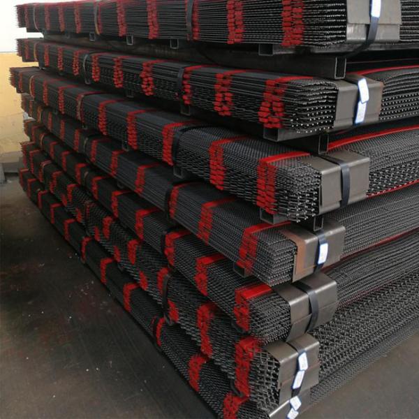 Poly Ripple Anti Clogging Crimped Self Cleaning Wire Mesh For Pu Vibrating