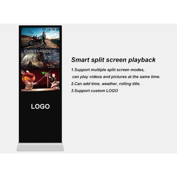 China 55 Inch Indoor Floor Stand Wifi Touch Screen Kiosk Digital Signage Lcd Advertising factory