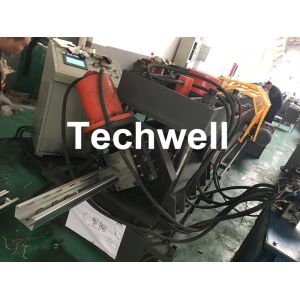Carbon Steel , Galvanized Coil C Section / channel Roll Forming Machine With 1.5