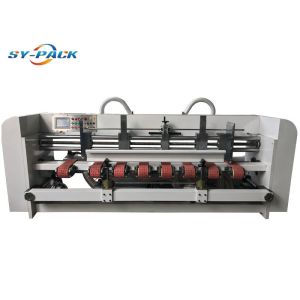 China 415V Computer Model Carton Folder Gluer Machine For Corrugated Box factory
