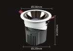 No Flicker 35W Ceiling LED Downlight LED 10V DALI Dimming AMS