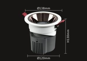 China No Flicker 35W Ceiling LED Downlight LED 10V DALI Dimming AMS factory