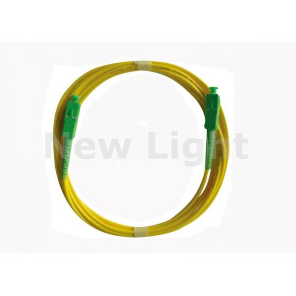 Easy Installation SC SC Fiber Patch Cable with 3.0mm Diameter and Low Insertion Loss