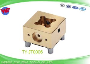 China High Duablity Square Type Brass Holder EDM Wire Parts 51x51x41mm factory