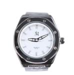 Black Men Quartz Watch Custom Logo For Promotion Stock Item