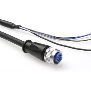 Alvin's Cables M12 A Coded 4Pin to Open End Power Cable 1m for Automation